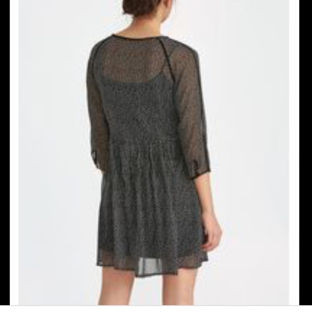 Frank & Oak Sheer Babydoll Dress